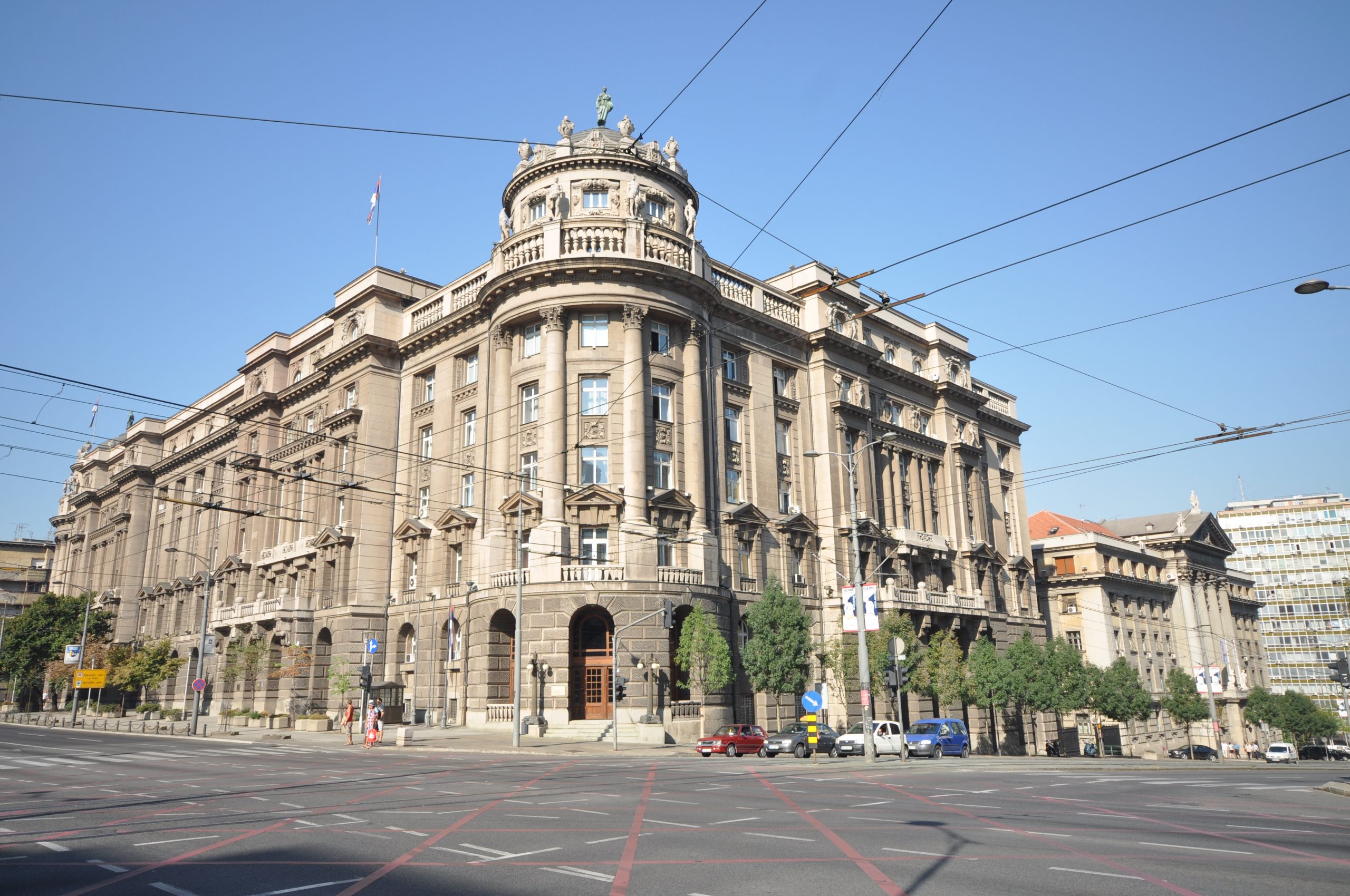 Zgrada Ministarstva vanjskih poslova Srbije u Beogradu, arhiva 2012.