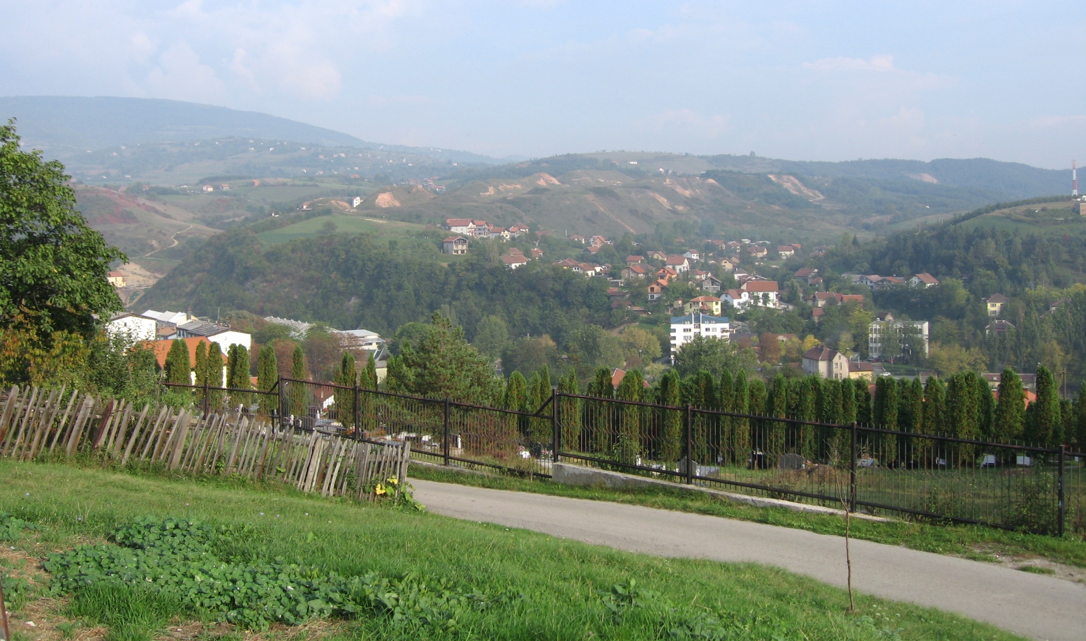 Pogled na Kakanj s Varde, arhiva iz 2006. godine