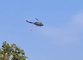 GORI ŠUMA: Helikopter Oružanih snaga BiH gasi požar kod Maglaja