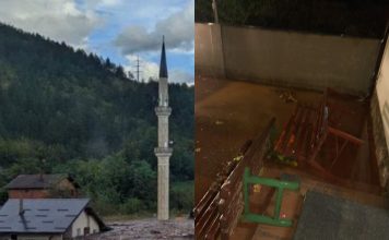 Imam džamije u Donjoj Jablanici i njegova porodica jedva se spasili: Popeli se na krov