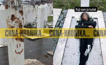 Policija pronašla još jednog maloljetnika koji uništavao Šehidsko mezarje: “Slikao se za Instagram”