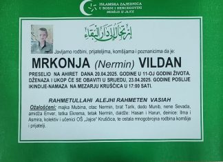 Možda već sada kušaš obećanu nagradu Gospodara: Oproštajne poruke za malog Vildana slamaju srca