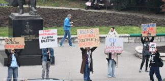Protesti tokom posjete Ursule von der Leyen: "Cionisti su mračna strana čovječanstva" - featured image