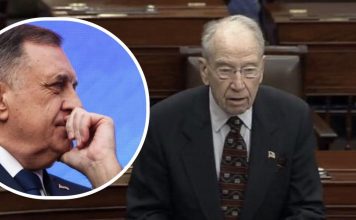 Grassley u Senatu Dodika uporedio s Karadžićem: SAD će ga zaustaviti - featured image