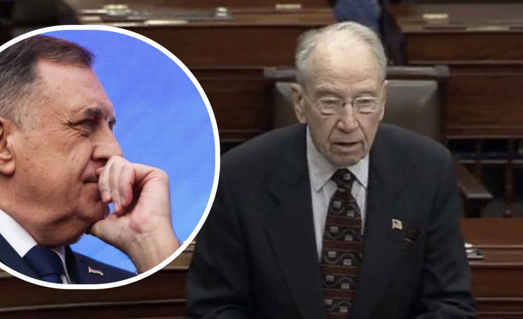 Grassley u Senatu Dodika uporedio s Karadžićem: SAD će ga zaustaviti - featured image Grassley u Senatu Dodika uporedio s Karadžićem: SAD će ga zaustaviti - featured image
