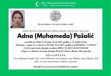 PRERANO UGAŠEN MLAD ŽIVOT Preminula 16-godišnja Adna Pašalić PRERANO UGAŠEN MLAD ŽIVOT Preminula 16-godišnja Adna Pašalić - featured image