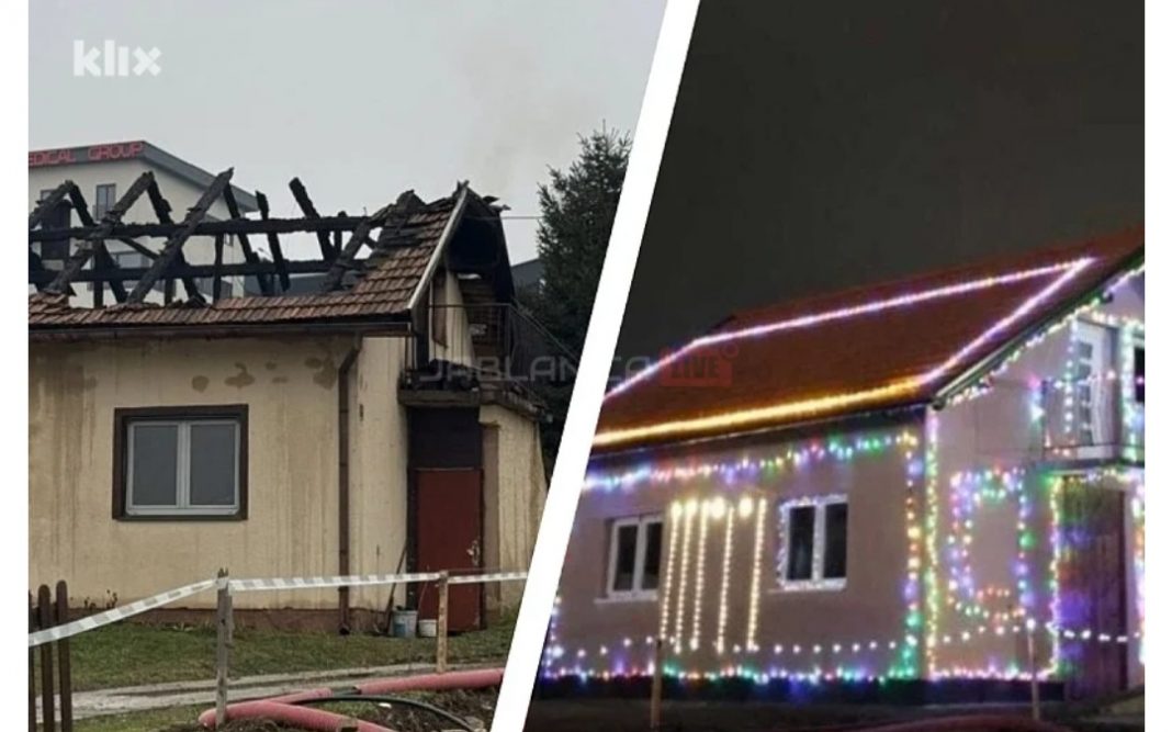 Dobri komšija Jasmin ispunio obećanje: Kuća porodice Ljubas nakon požara ukrašena pred Božić - featured image Dobri komšija Jasmin ispunio obećanje: Kuća porodice Ljubas nakon požara ukrašena pred Božić - featured image