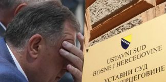 HLADAN TUŠ ZA DODIKA: Ustavni sud BiH stavio van snage Zakon o… - featured image