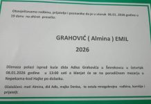 Velika bol: U 19. danu života preselio dječak Emil Grahović - featured image