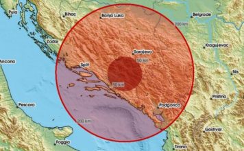 Zemljotres pogodio dijelove istočne Hercegovine: Osjetilo se dugo podrhtavanje Zemljotres pogodio dijelove istočne Hercegovine: Osjetilo se dugo podrhtavanje - featured image