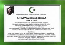 Objavljeni detalji dženaze Emile Krvavac - featured image