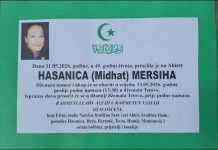 ZENICA OKOVANA TUGOM: Preminula Mersiha Hasanica - featured image