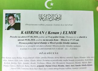 NEVJERICA I TUGA: U 15. godini života preminuo Elmir Kahriman - featured image