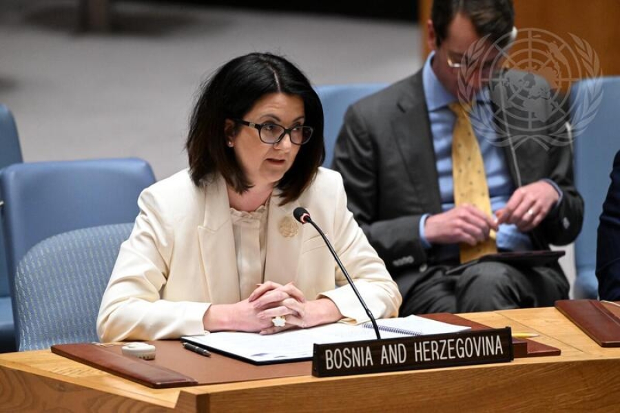 Predstavnica BiH Šejla Đurbuzović očitala lekciju vijeću sigurnosti UN-a - featured image Predstavnica BiH Šejla Đurbuzović očitala lekciju vijeću sigurnosti UN-a - featured image