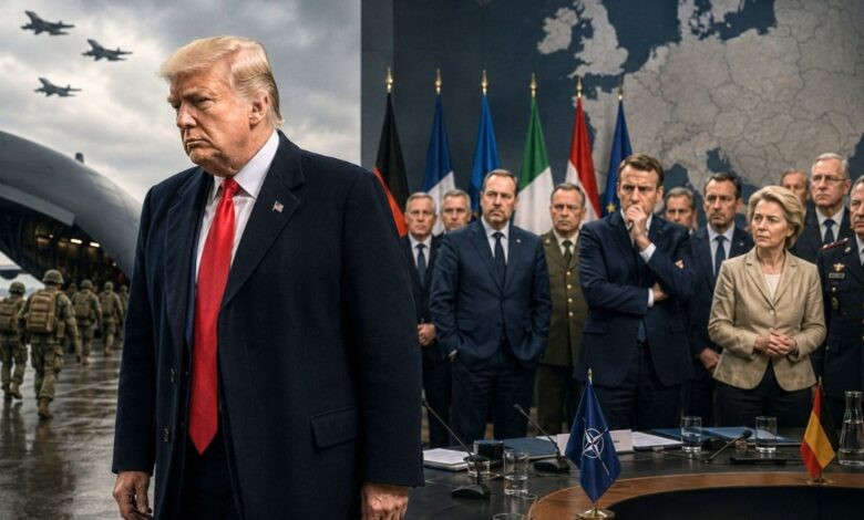 AMERIKA POVLAČI VOJSKU, EVROPA OSTAJE NA VJETROMETINI: Trumpov plan koji mijenja NATO zauvijek - featured image AMERIKA POVLAČI VOJSKU, EVROPA OSTAJE NA VJETROMETINI: Trumpov plan koji mijenja NATO zauvijek - featured image
