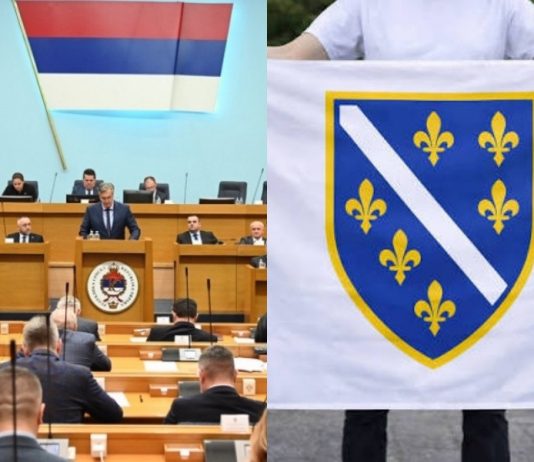 RS OSTAJE PRI SRAMOTNOM ZAKONU O ZABRANI SIMBOLA ARMIJE RBiH: Pozvali se na “zaštitu mira” i zatražili… RS OSTAJE PRI SRAMOTNOM ZAKONU O ZABRANI SIMBOLA ARMIJE RBiH: Pozvali se na “zaštitu mira” i zatražili… - featured image