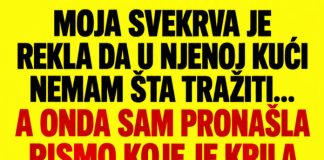 Svekrva me godinama odbacivala, a onda sam pronašla pismo koje je promijenilo sve - featured image
