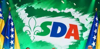SDA proglasila pobjedu na državnom nivou i federalnom
