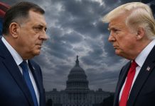 TRUMP ZATEČEN PRIČOM O DODIKU: Savjetnici radili u RS, uslijedila ljutita reakcija TRUMP ZATEČEN PRIČOM O DODIKU: Savjetnici radili u RS, uslijedila ljutita reakcija - featured image