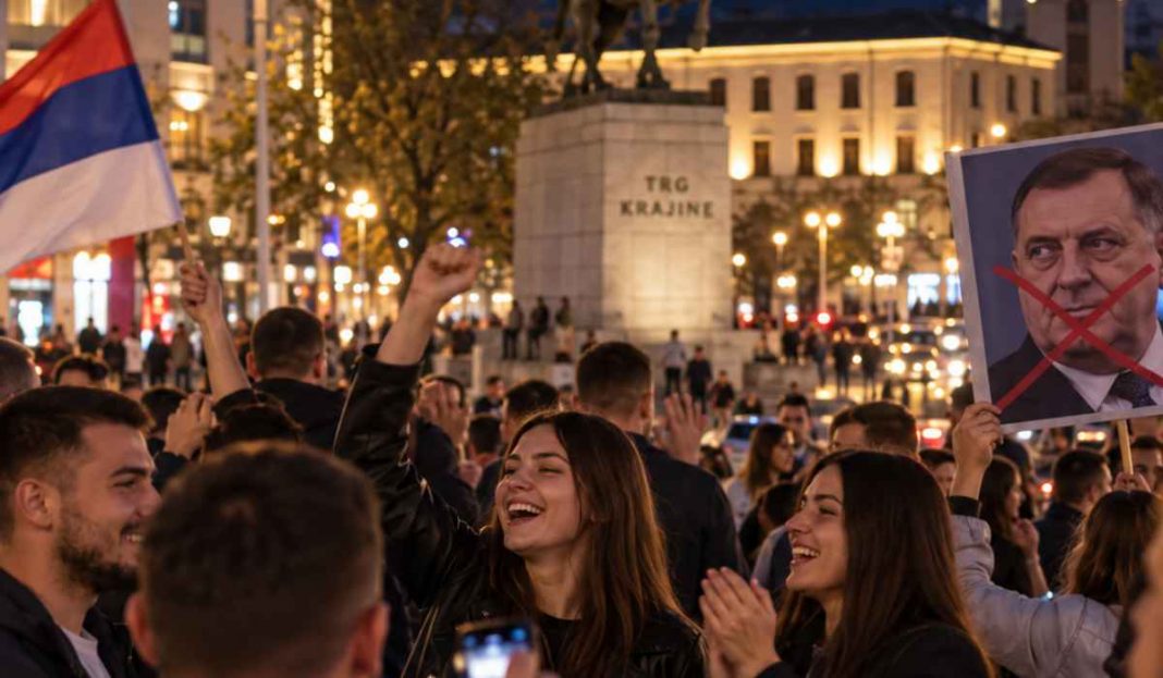 BANJALUKA SLAVI VUČIĆEV PORAZ: Imaju poruku i za Mileta.. - featured image BANJALUKA SLAVI VUČIĆEV PORAZ: Imaju poruku i za Mileta.. - featured image