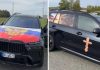 BMW sa ruskim obilježjima zaustavljen na autoputu, vozač kažnjen sa 700 eura BMW sa ruskim obilježjima zaustavljen na autoputu, vozač kažnjen sa 700 eura - featured image