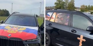 BMW sa ruskim obilježjima zaustavljen na autoputu, vozač kažnjen sa 700 eura - featured image