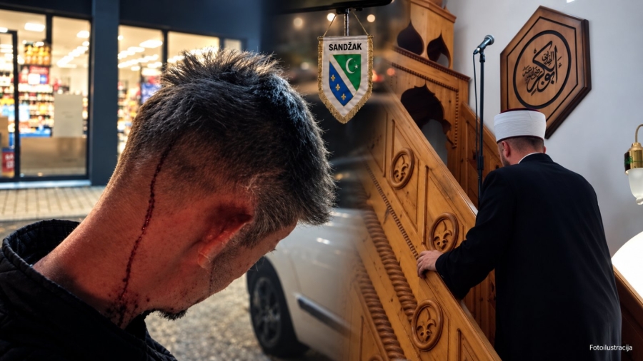SRAMNI INCIDENT POTRESAO SRBIJU: Mladići napali imama, udarili ga tupim predmetom u glavu i otkinuli sandžačku zastavu - featured image SRAMNI INCIDENT POTRESAO SRBIJU: Mladići napali imama, udarili ga tupim predmetom u glavu i otkinuli sandžačku zastavu - featured image