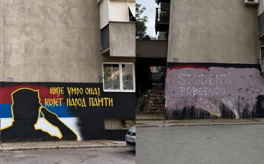 Uništen mural posvećen zločincu Ratku Mladiću u Srbiji: Preko njega ispisano Uništen mural posvećen zločincu Ratku Mladiću u Srbiji: Preko njega ispisano
