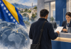 Simbolična AI ilustracija bankarskih transfera prema BiH