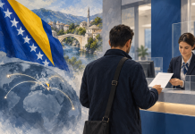 Šaljete novac u BiH? Siva lista donosi više provjera, evo šta treba pitati banku Simbolična AI ilustracija bankarskih transfera prema BiH