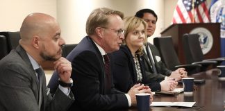Hans Leijtens i delegacija Frontexa na sastanku u Washingtonu 8. aprila 2024. – arhiva