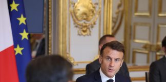 Emmanuel Macron na sastanku 6. maja 2024, arhivska fotografija