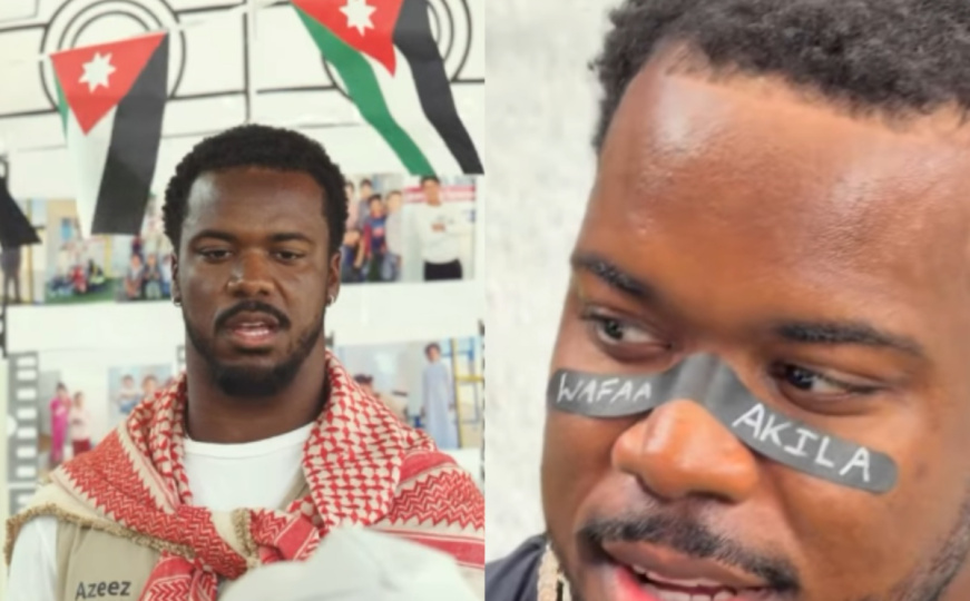 Uprkos kaznama NFL-a, igrač Houstona ne odustaje: Na utakmici odao počast palestinskoj djevojčici - featured image Uprkos kaznama NFL-a, igrač Houstona ne odustaje: Na utakmici odao počast palestinskoj djevojčici - featured image