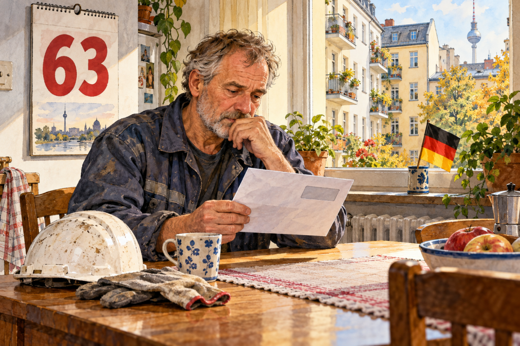 penzija-cover Simbolična AI ilustracija radnika koji planira penziju u Njemačkoj